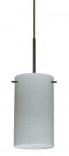 Besa Lighting 1BC-4404KR-HAL-BR - Besa Stilo 7 Pendant Bronze Chalk 1x40W G9