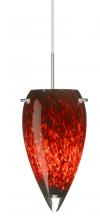 Besa Lighting 1JC-412541-LED-SN - Besa Juli LED Pendant Garnet Satin Nickel 1x9W LED