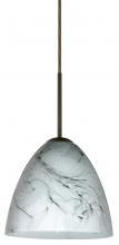 Besa Lighting 1JC-4470MG-LED-BR - Besa Vila LED Pendant Marble Grigio Bronze 1x9W LED