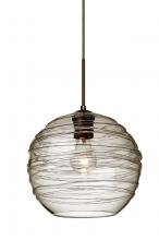 Besa Lighting 1JT-462702-BR - Besa Wave 10 Pendant Bronze Smoke 1x60W Medium Base