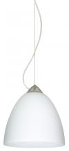 Besa Lighting 1KX-447007-LED-SN - Besa Vila Cable Pendant Satin Nickel Opal Matte 1x9W LED