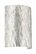 Besa Lighting 7090SF-LED-SN - Besa Tamburo Stone LED Wall Stone Silver Foil Satin Nickel 1x8W LED