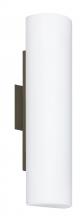 Besa Lighting 770207-BR - Besa Wall Baaz 16 Bronze Opal Matte 2x40W B10