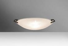 Besa Lighting 8417GL-MED-BR - Besa Ceiling Sonya 13 Bronze Glitter 1x100W Medium Base