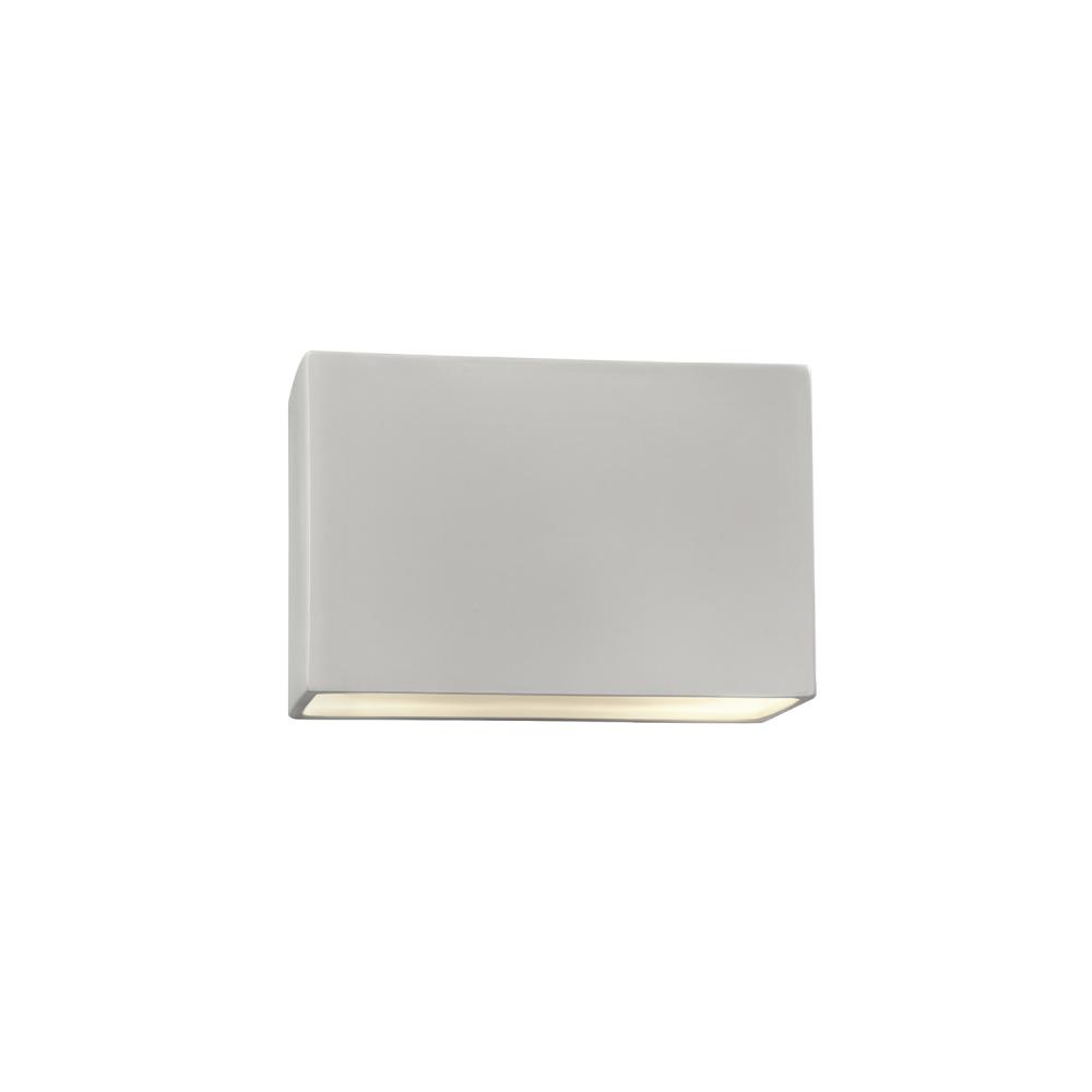 Small ADA Rectangle (Outdoor) Wall Sconce - Closed Top