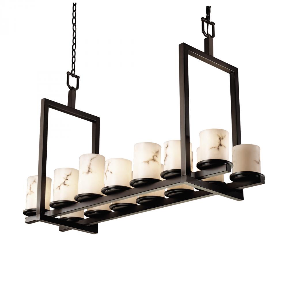 Dakota 14-Light Bridge LED Chandelier (Short)