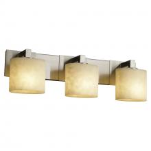 Justice Design Group CLD-8923-30-NCKL - Modular 3-Light Bath Bar