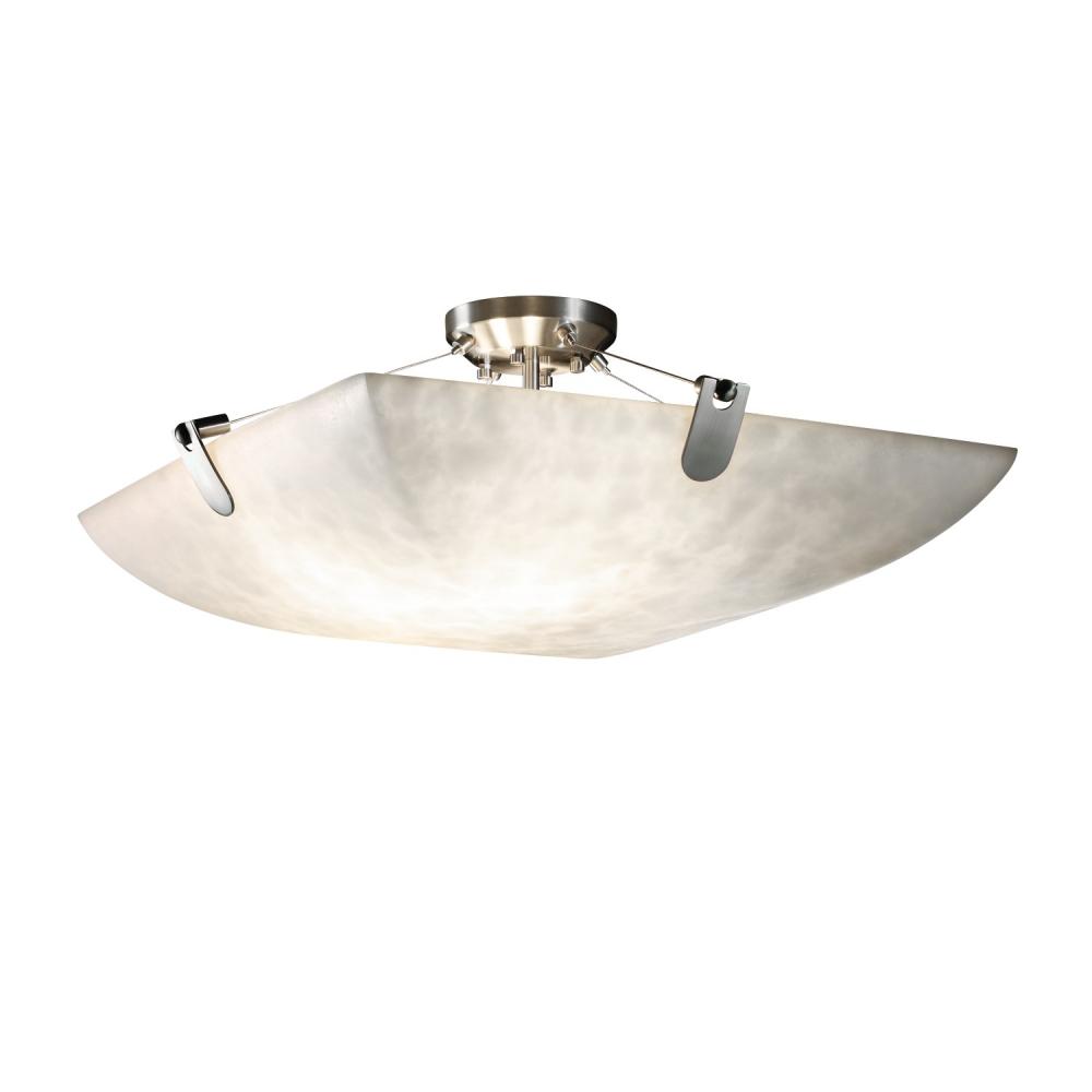 24&#34; Semi-Flush Bowl w/ U-Clips