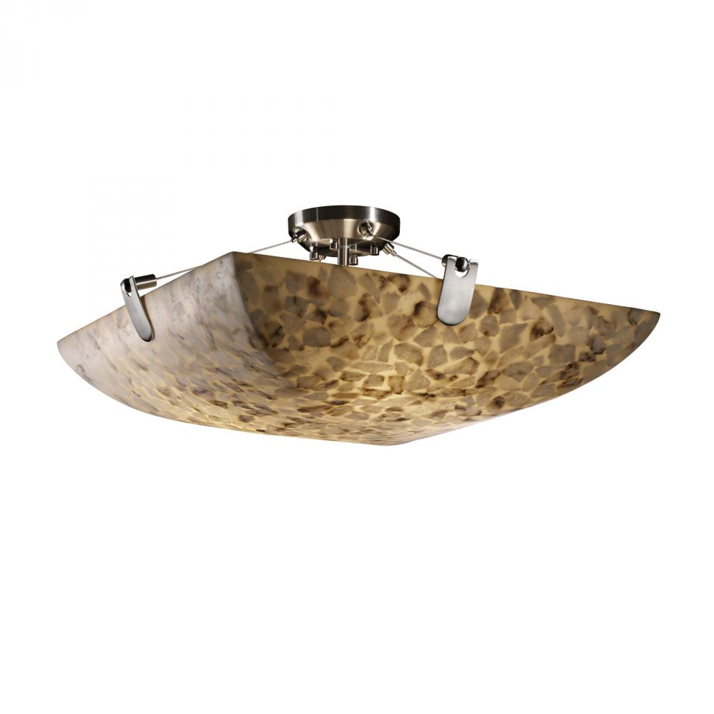 24&#34; LED Semi-Flush Bowl w/ U-Clips