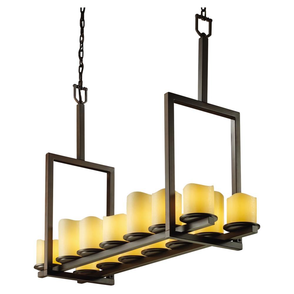 Dakota 14-Light Bridge Chandelier (Tall)