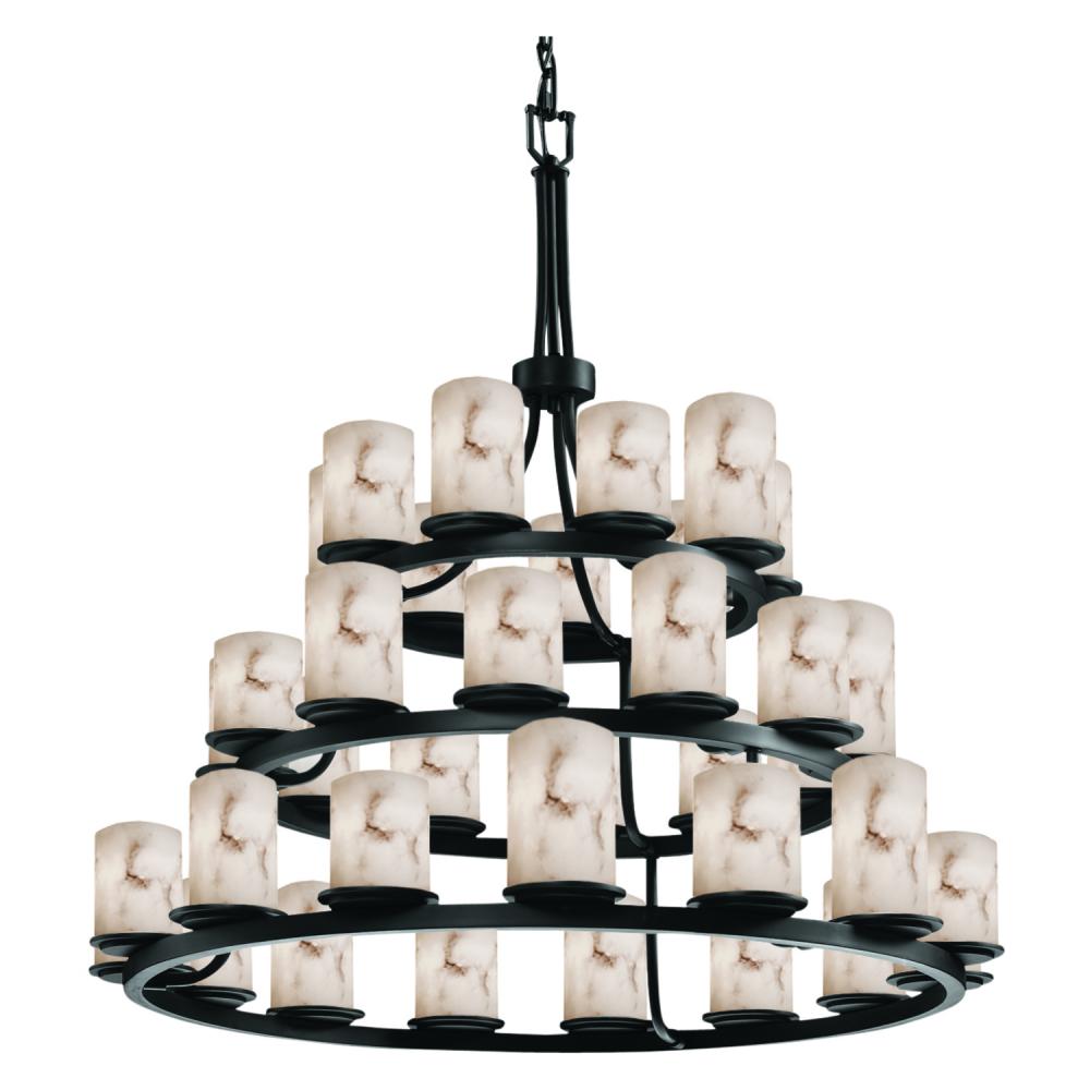 Dakota 36-Light 3-Tier Ring LED Chandelier