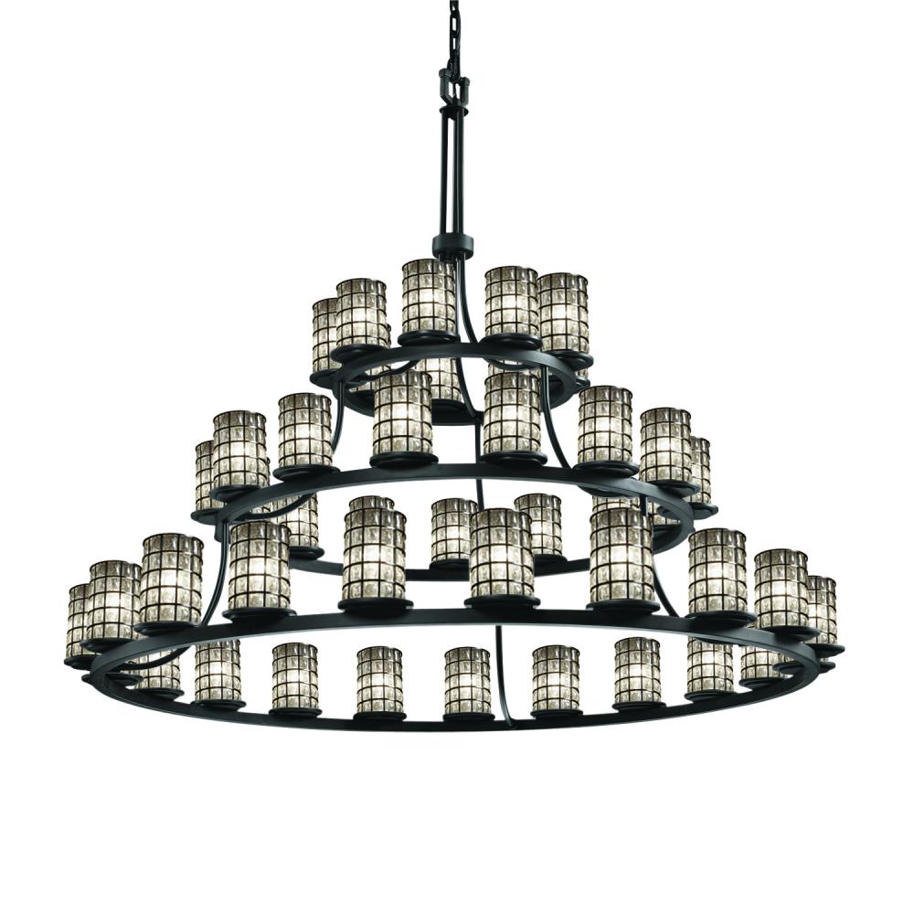 Dakota 45-Light 3-Tier Ring Chandelier