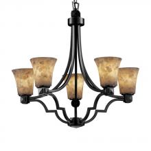 Justice Design Group ALR-8500-20-NCKL - Argyle 5-Light Chandelier