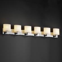 Justice Design Group FSN-8926-30-WEVE-NCKL - Modular 6-Light Bath Bar