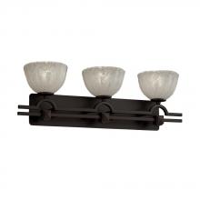 Justice Design Group GLA-8503-16-WTFR-CROM - Argyle 3-Light Bath Bar