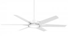 Minka-Aire F866L-WHF - Deco - 65" Ceiling Fan W/CCT LED for Outdoor